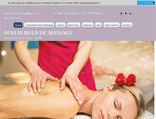 Tablet Screenshot of dublinholisticmassage.com